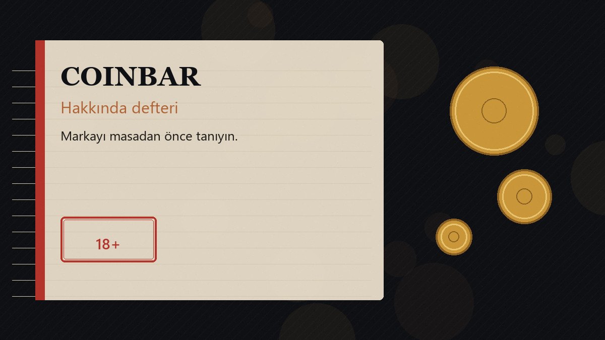 Notiz über Coinbar