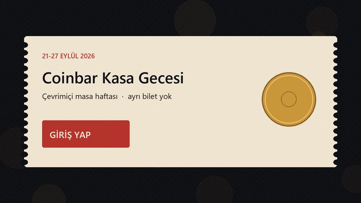 Coinbar September-Schalterabend