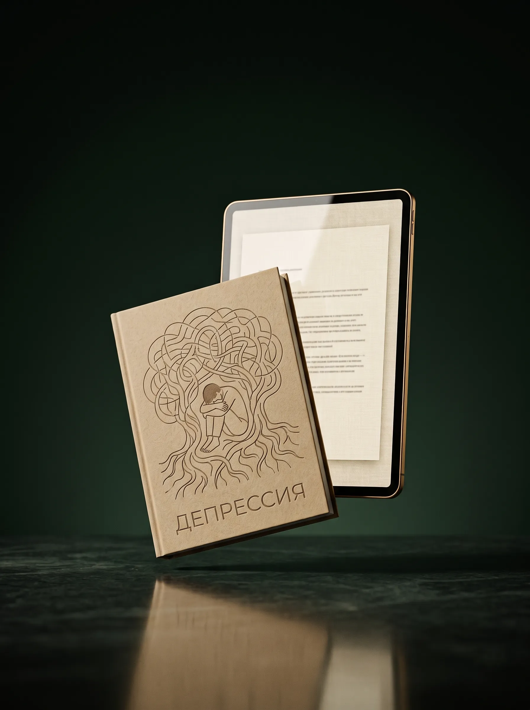 План оздоровления «Депрессия»: книга и электронная версия на планшете