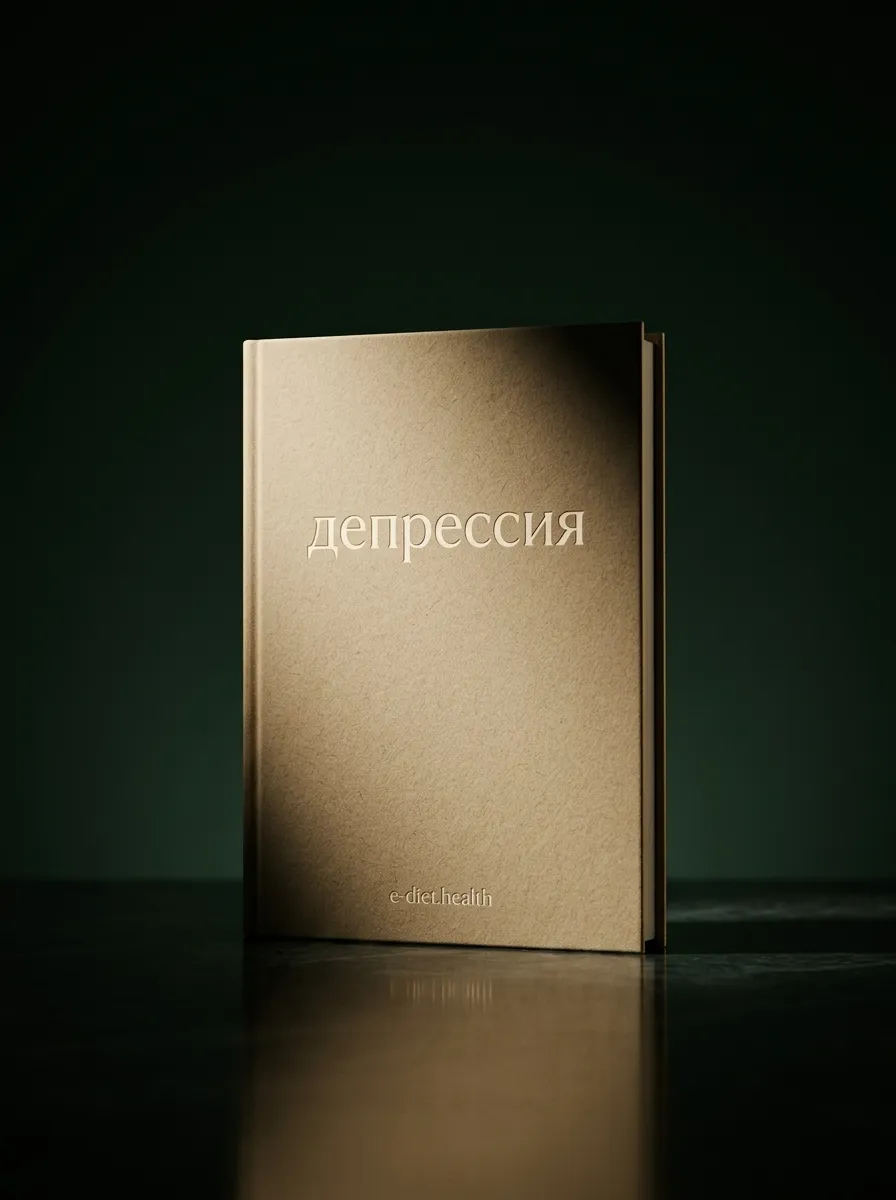 Обложка плана оздоровления «Депрессия», e-diet.health