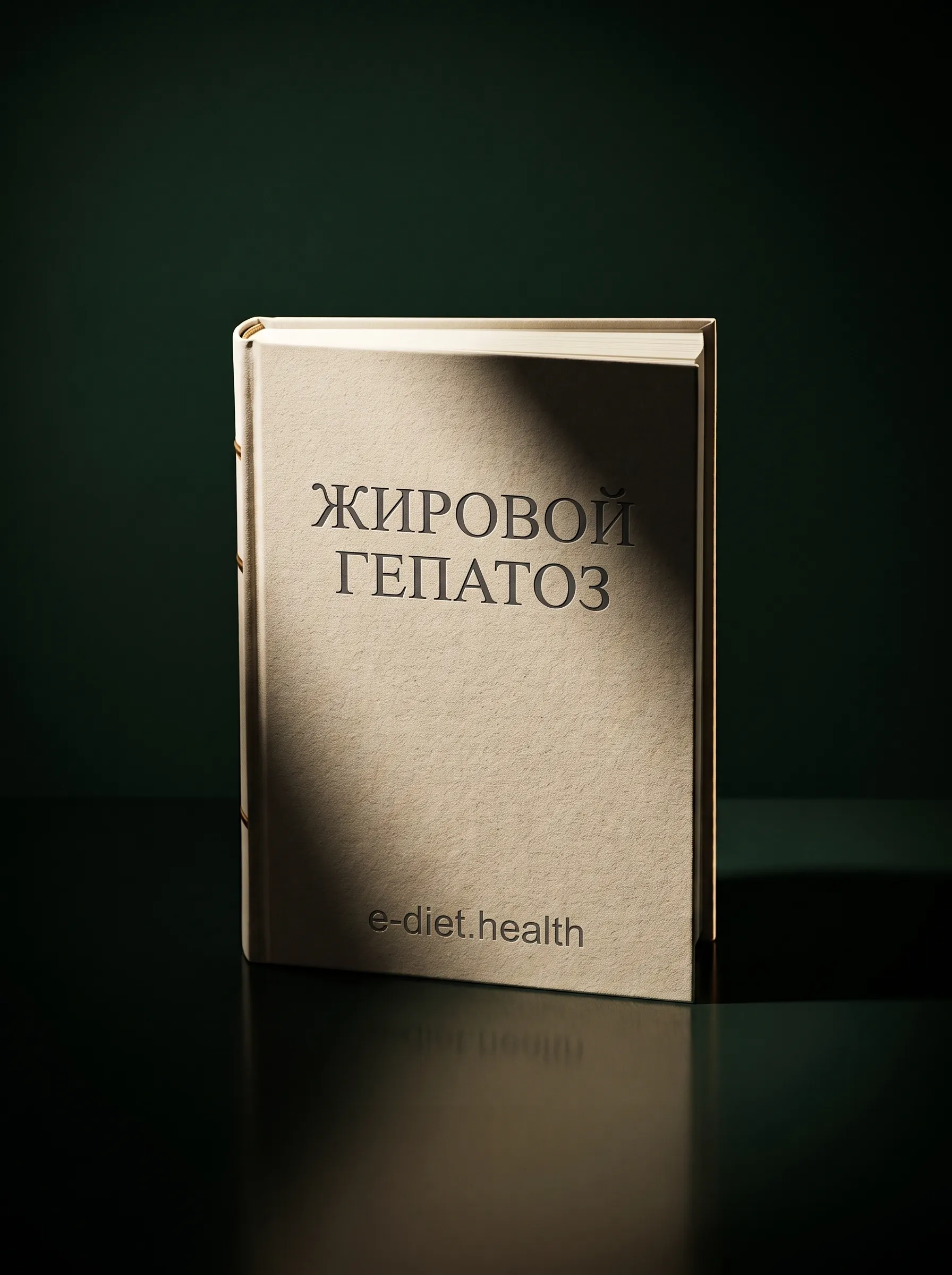 Обложка плана оздоровления «Жировой гепатоз», e-diet.health